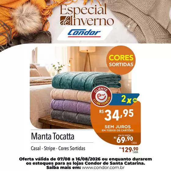 Catálogo Supermercados Condor | Economize agora com nossas ofertas | 2026-08-07T00:00:00.000Z - 2026-08-16T00:00:00.000Z