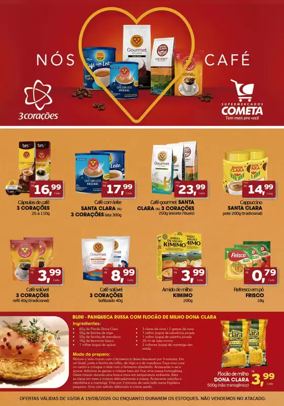 Catálogo Cometa Supermercados | Membro da Cooperativa 3 Hearts | 2026-08-10T00:00:00.000Z - 2026-08-19T00:00:00.000Z