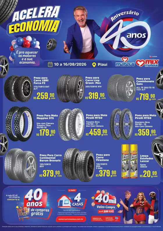 Catálogo Supermercados Mateus | Festival Automotivo de Aniversario | 2026-08-09T00:00:00.000Z - 2026-08-16T00:00:00.000Z