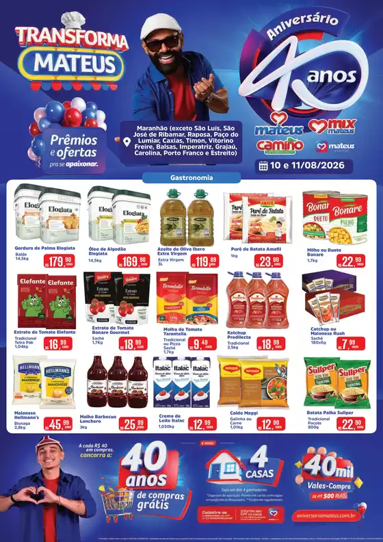 Catálogo Supermercados Mateus | Transforma Mateus de Aniversario | 2026-08-09T00:00:00.000Z - 2026-08-11T00:00:00.000Z