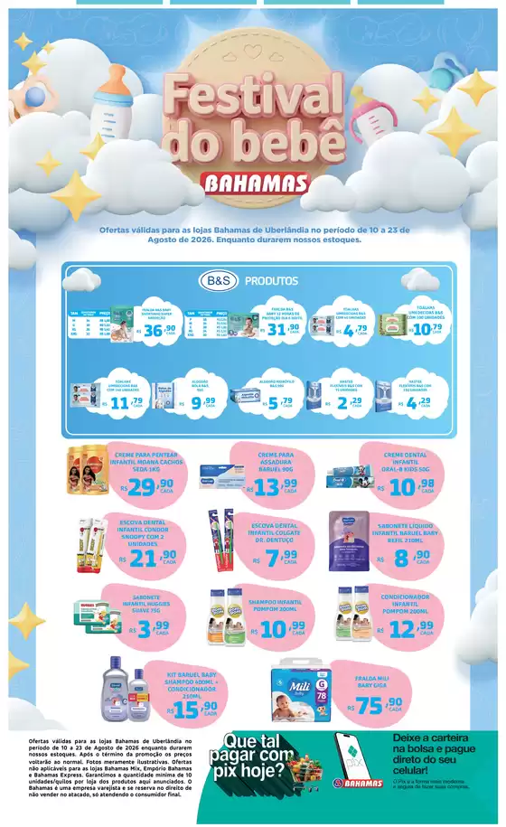 Catálogo Bahamas Supermercados | Festival do Bebê | 2026-08-11T00:00:00.000Z - 2026-08-23T00:00:00.000Z
