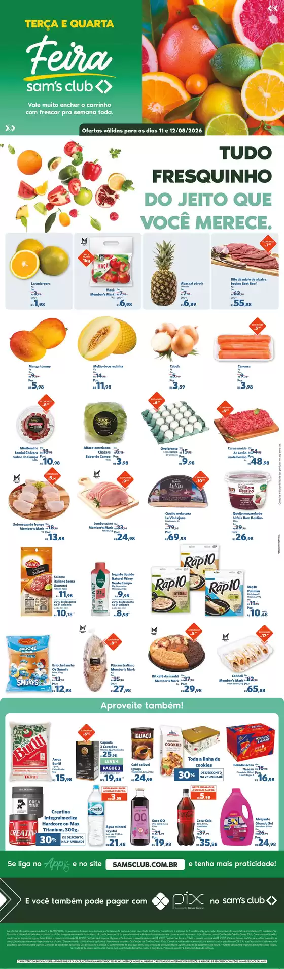 Catálogo Sam's Club | Ampla seleção de ofertas | 2026-08-11T00:00:00.000Z - 2026-08-12T00:00:00.000Z