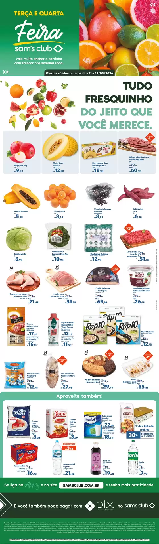 Catálogo Sam's Club | Descontos e promoções | 2026-08-11T00:00:00.000Z - 2026-08-12T00:00:00.000Z