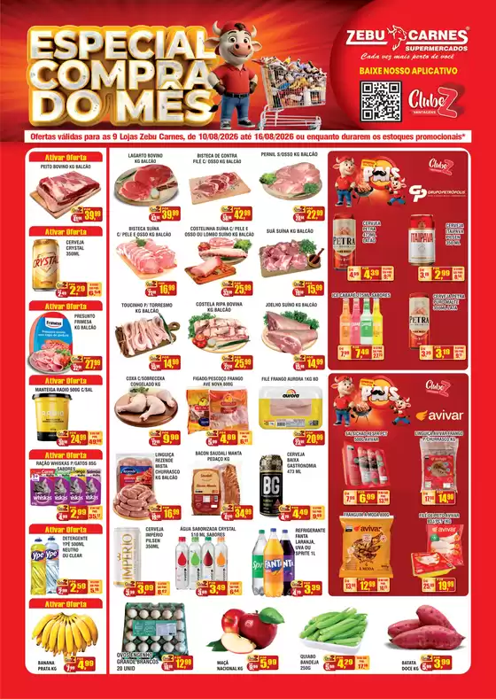 Catálogo Zebu Carnes Supermercados | 1 Jornal Zebu AGOSTO F8 01 2026 | 2026-08-10T00:00:00.000Z - 2026-08-16T00:00:00.000Z