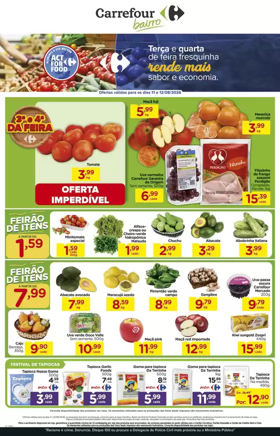 Catálogo Carrefour Bairro | Nossas melhores pechinchas | 2026-08-11T00:00:00.000Z - 2026-08-12T00:00:00.000Z