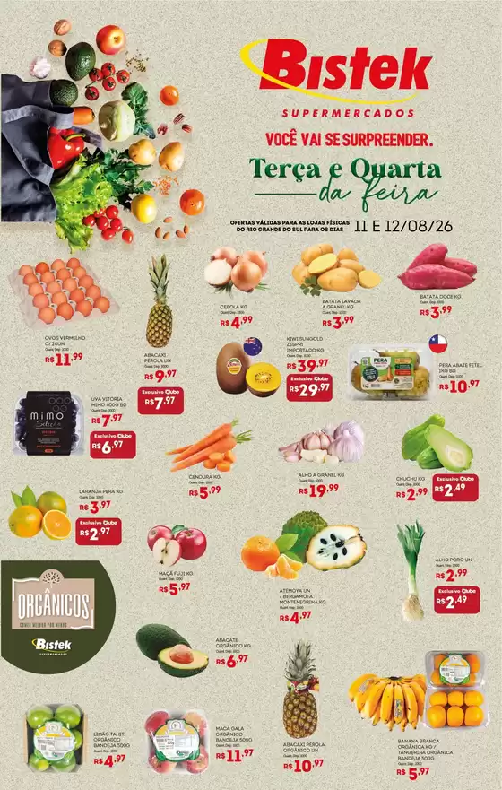 Catálogo Bistek Supermercados | Economize agora com nossas ofertas | 2026-08-11T00:00:00.000Z - 2026-08-12T00:00:00.000Z