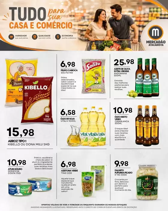 Catálogo Mercadão Atacadista | Ofertas especiais atraentes para todos | 2026-08-11T00:00:00.000Z - 2026-08-17T00:00:00.000Z
