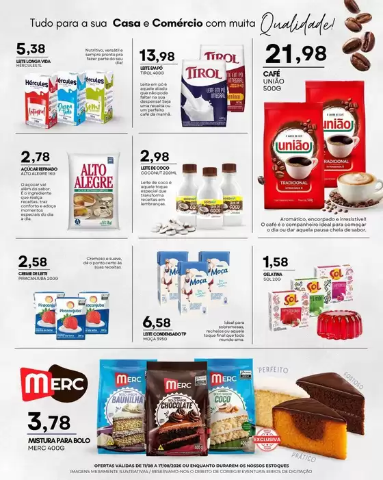 Catálogo Mercadão Atacadista | Grandes descontos em produtos selecionados | 2026-08-11T00:00:00.000Z - 2026-08-17T00:00:00.000Z