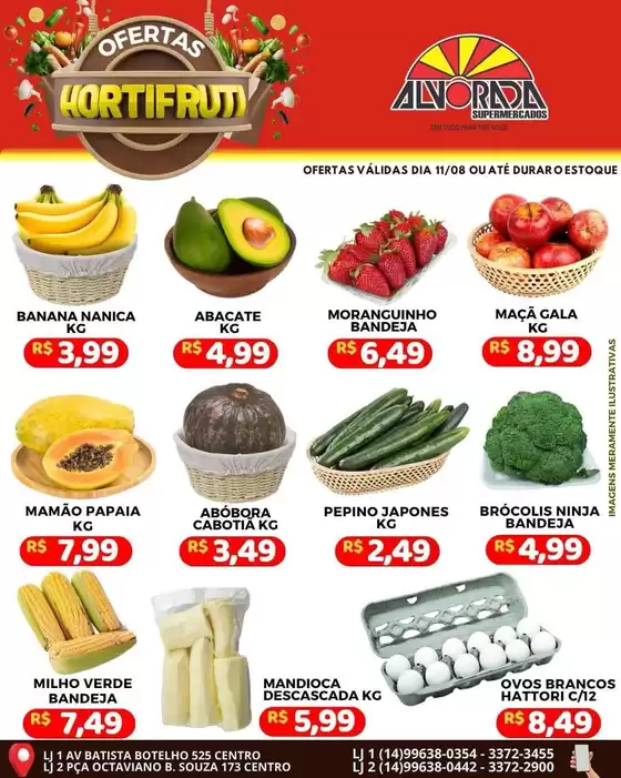Catálogo Alvorada Supermercados | Encarte Alvorada Supermercados | 2026-08-11T00:00:00.000Z - 2026-08-11T00:00:00.000Z