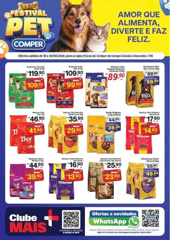 Catálogo Comper em Campo Grande | Festival Pet | 2026-08-11T00:00:00.000Z - 2026-08-30T00:00:00.000Z