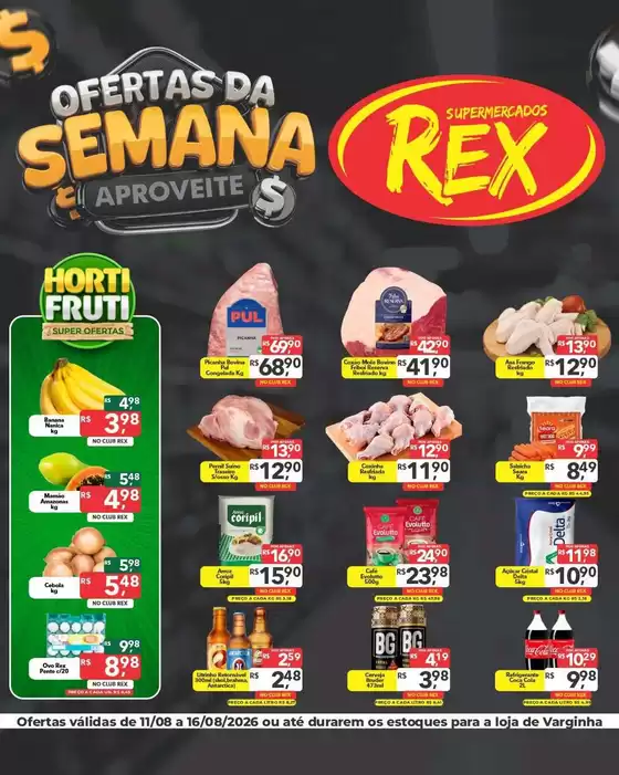 Catálogo Supermercados Rex | Ofertas exclusivas para nossos clientes | 2026-08-11T00:00:00.000Z - 2026-08-16T00:00:00.000Z