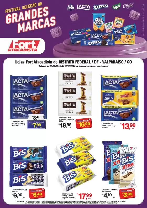 Catálogo Fort Atacadista | Correto DF Fort Mondelez 05 a 18 AGO 26 | 2026-08-05T00:00:00.000Z - 2026-08-18T00:00:00.000Z