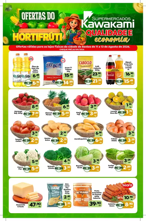 Catálogo Supermercados Kawakami | Ofertas - Bastos | 2026-08-11T00:00:00.000Z - 2026-08-13T00:00:00.000Z