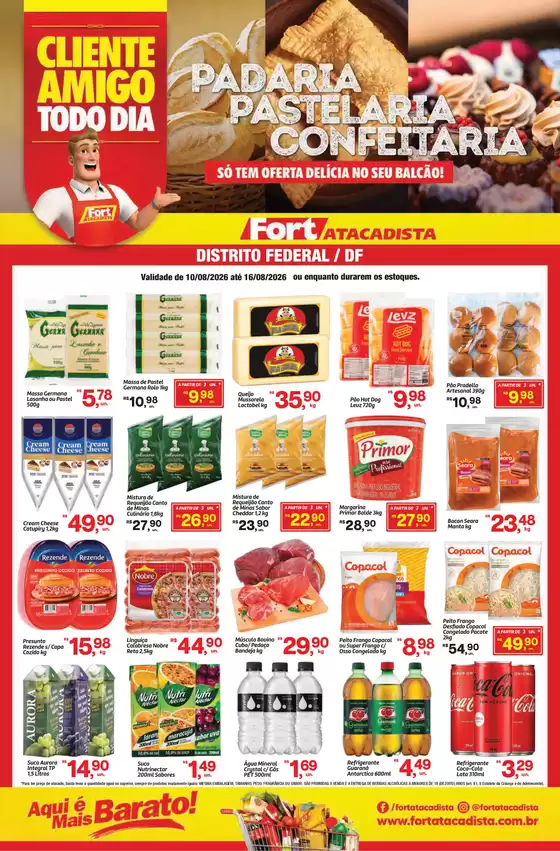 Catálogo Fort Atacadista | DF Fort Food Service Padaria de 10 à 16 de Agosto 26 | 2026-08-10T00:00:00.000Z - 2026-08-16T00:00:00.000Z