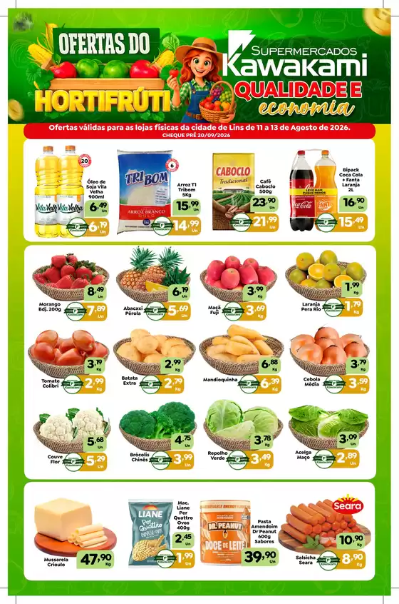Catálogo Supermercados Kawakami | Ofertas - Lins | 2026-08-11T00:00:00.000Z - 2026-08-13T00:00:00.000Z