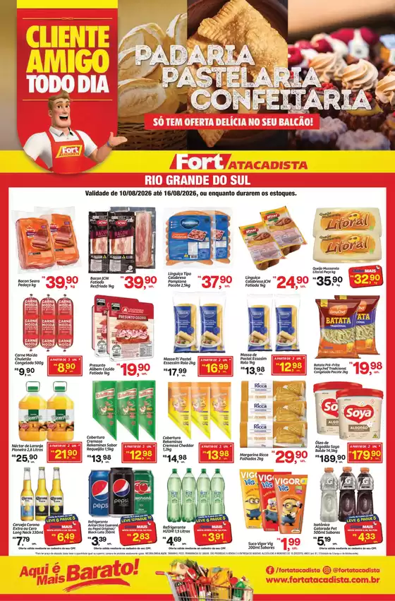 Catálogo Fort Atacadista | RS Fort Food Padaria de 10 à 16 de Agosto 26 | 2026-08-10T00:00:00.000Z - 2026-08-16T00:00:00.000Z