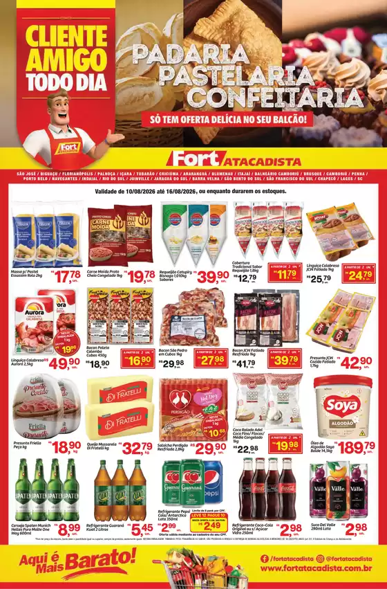 Catálogo Fort Atacadista | SC Fort FOOD Padaria 10 a 16 AGO 26 Regional | 2026-08-10T00:00:00.000Z - 2026-08-16T00:00:00.000Z