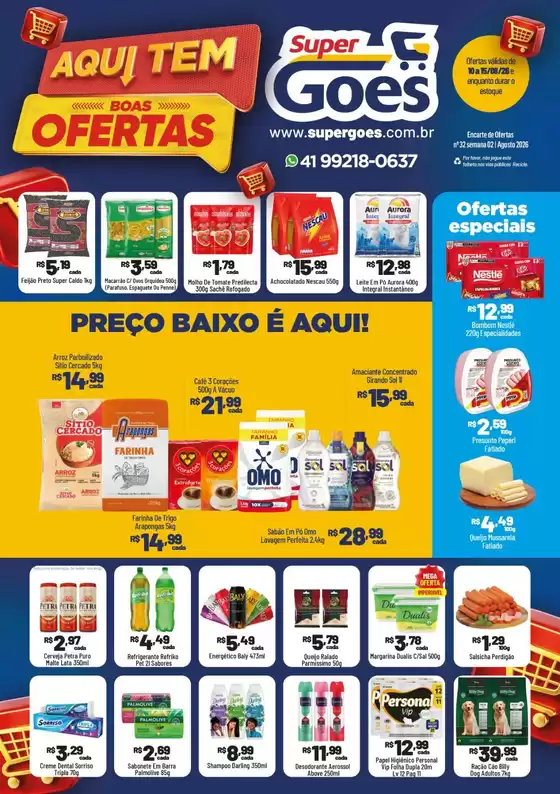 Catálogo Supermercados Goes | Melhores ofertas e descontos | 2026-08-10T00:00:00.000Z - 2026-08-15T00:00:00.000Z