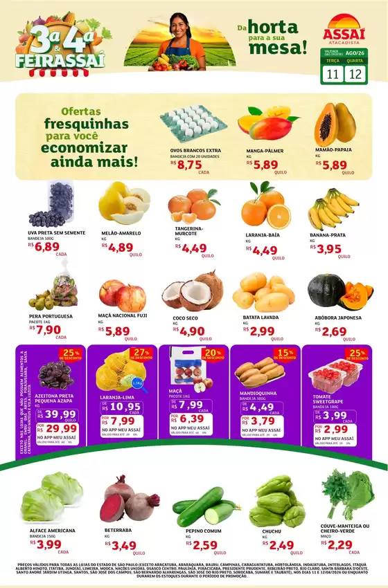 Catálogo Assaí Atacadista em São Paulo | Encarte Assaí Atacadista 49469-758 | 2026-08-11T00:00:00.000Z - 2026-08-12T00:00:00.000Z