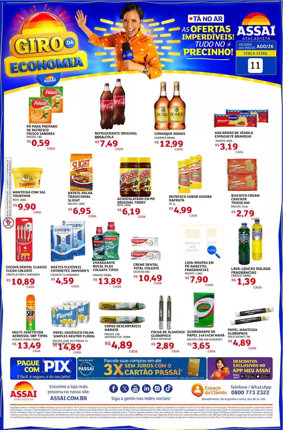 Catálogo Assaí Atacadista | Encarte Assaí Atacadista 49793-63 | 2026-08-11T00:00:00.000Z - 2026-08-11T00:00:00.000Z