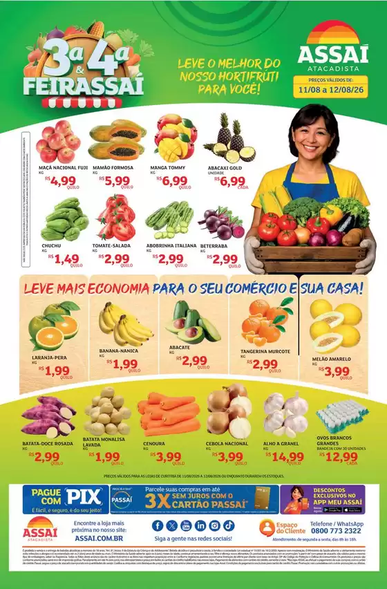 Catálogo Assaí Atacadista | Encarte Assaí Atacadista 169686-519 | 2026-08-11T00:00:00.000Z - 2026-08-12T00:00:00.000Z
