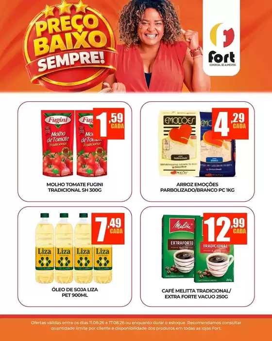 Catálogo Fort Supermercados | Ofertas especiais para você | 2026-08-11T00:00:00.000Z - 2026-08-17T00:00:00.000Z