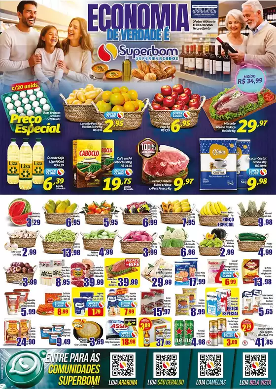 Catálogo Superbom Supermercados | Melhores ofertas para compradores econômicos | 2026-08-11T00:00:00.000Z - 2026-10-07T00:00:00.000Z