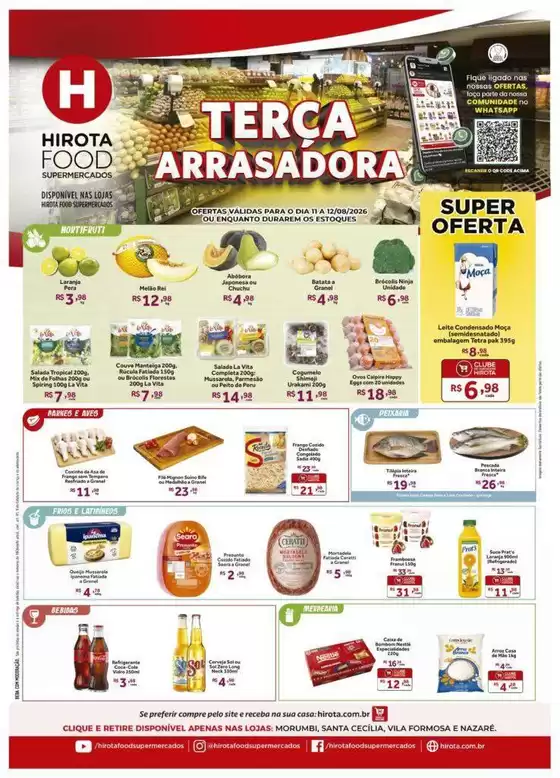 Catálogo Hirota Food Supermercado | Encarte Hirota Food Supermercado | 2026-08-11T00:00:00.000Z - 2026-08-12T00:00:00.000Z