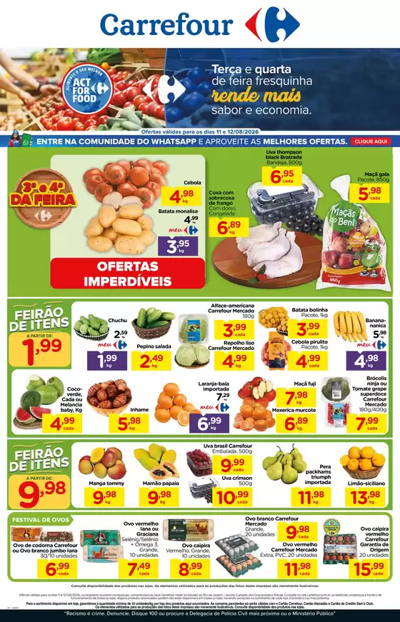 Catálogo Carrefour | TERÇA E QUARTA DE FEIRA FRESQUINHA | 2026-08-11T00:00:00.000Z - 2026-08-12T00:00:00.000Z