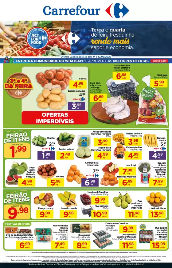 Catálogo Carrefour | TERÇA E QUARTA DE FEIRA FRESQUINHA [MACG] | 2026-08-11T00:00:00.000Z - 2026-08-12T00:00:00.000Z