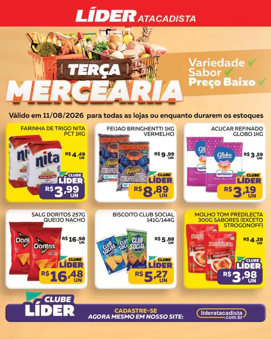 Catálogo Líder Atacadista | Cópia encarte terça da padaria e mer | 2026-08-11T00:00:00.000Z - 2026-08-11T00:00:00.000Z