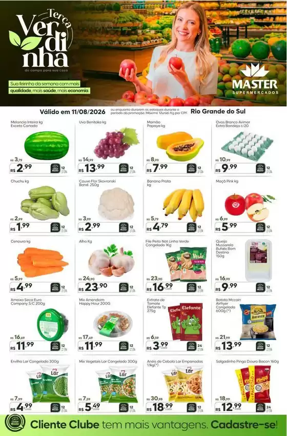 Catálogo Master Supermercados | Terca verdinha | 2026-08-11T00:00:00.000Z - 2026-08-11T00:00:00.000Z