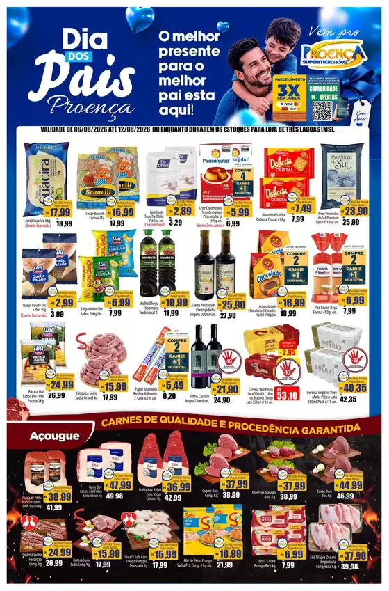 Catálogo Proença Supermercados | OFERTAS DA SEMANA PROENÇA MS | 2026-08-06T00:00:00.000Z - 2026-08-12T00:00:00.000Z
