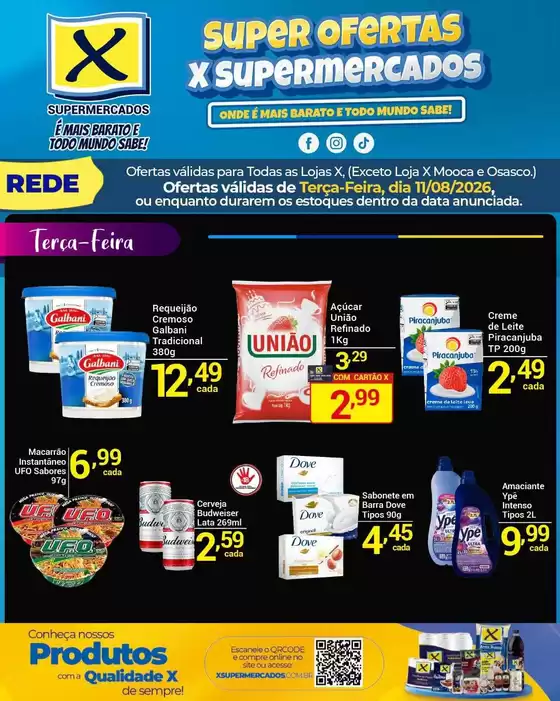 Catálogo X Supermercados | Ofertas especiais para você | 2026-08-11T00:00:00.000Z - 2026-08-11T00:00:00.000Z