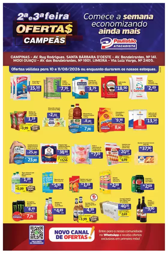 Catálogo Paulistão Atacadista | Economize agora com nossas ofertas | 2026-08-10T00:00:00.000Z - 2026-08-11T00:00:00.000Z