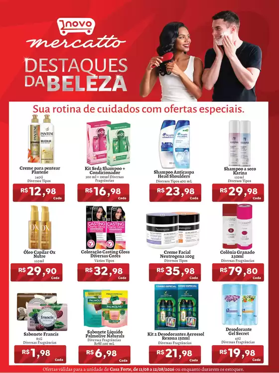 Catálogo Novo Atacarejo | Beleza Novo Mercatto Hiper casa Forte 11 e 12.08 | 2026-08-11T00:00:00.000Z - 2026-08-12T00:00:00.000Z