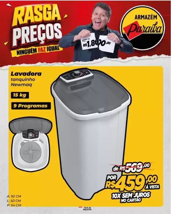 Catálogo Armazém Paraíba em Mauá | Encarte Armazém Paraíba | 2026-08-10T00:00:00.000Z - 2026-08-16T00:00:00.000Z