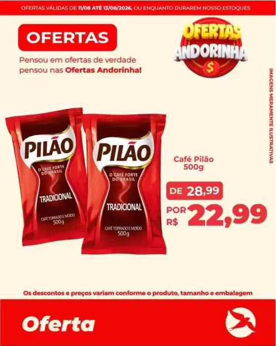 Catálogo Andorinha Hipermercado | Grandes descontos em produtos selecionados | 2026-08-11T00:00:00.000Z - 2026-08-13T00:00:00.000Z
