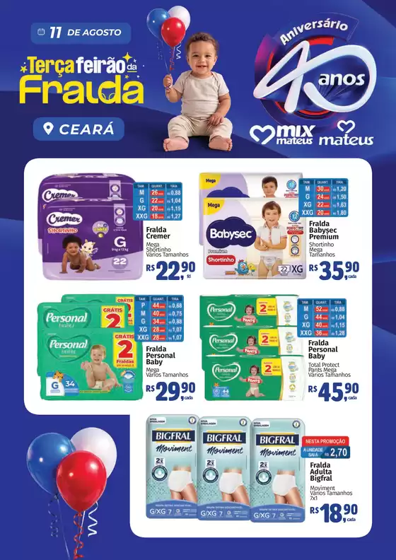 Catálogo Supermercados Mateus | Terça da Fralda de Aniversario | 2026-08-11T00:00:00.000Z - 2026-08-11T00:00:00.000Z