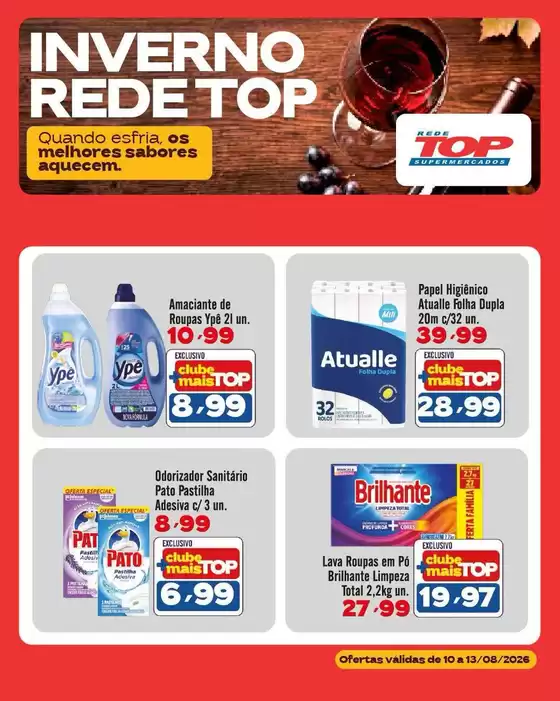 Catálogo Rede Top | Nossas melhores ofertas para você | 2026-08-10T00:00:00.000Z - 2026-08-13T00:00:00.000Z