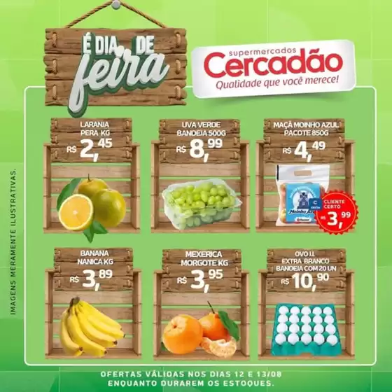 Catálogo Cercadão | E dia de Feira | 2026-08-12T00:00:00.000Z - 2026-08-13T00:00:00.000Z
