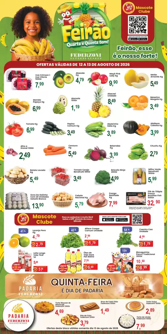 Catálogo Federzoni Supermercados | Feirão | 2026-08-12T00:00:00.000Z - 2026-08-18T00:00:00.000Z