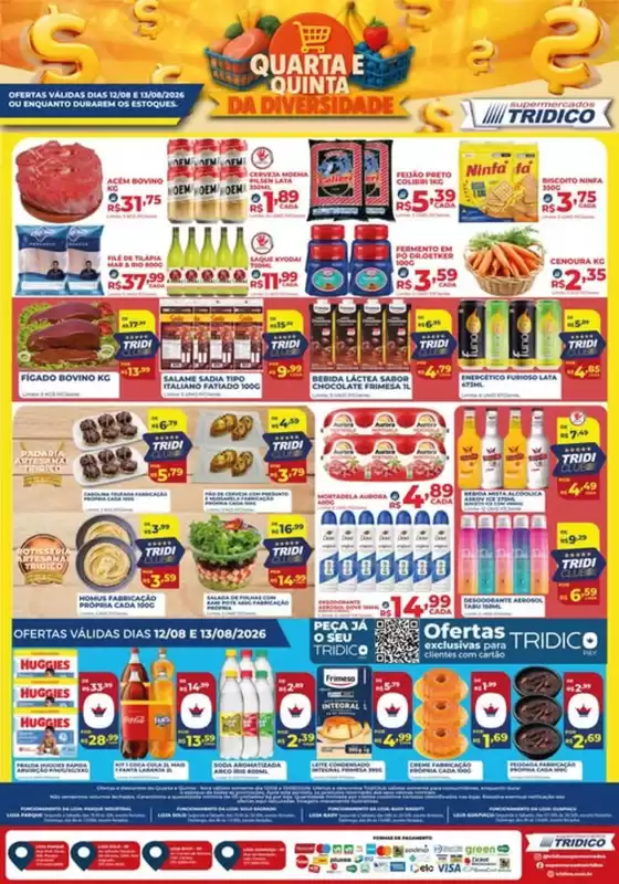 Catálogo Supermercados Tridico | QUARTA E QUINTA | 2026-08-12T00:00:00.000Z - 2026-08-13T00:00:00.000Z
