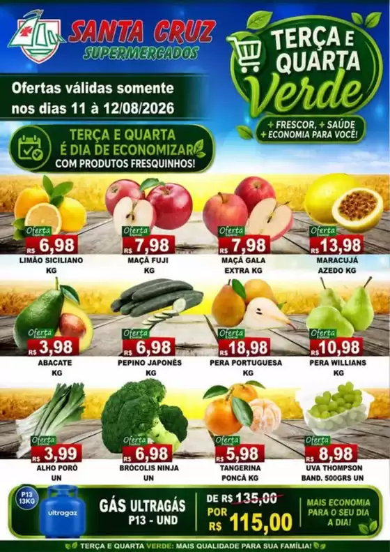 Catálogo Santa Cruz Supermercados | Terça E Quarta Verde | 2026-08-12T00:00:00.000Z - 2026-08-12T00:00:00.000Z