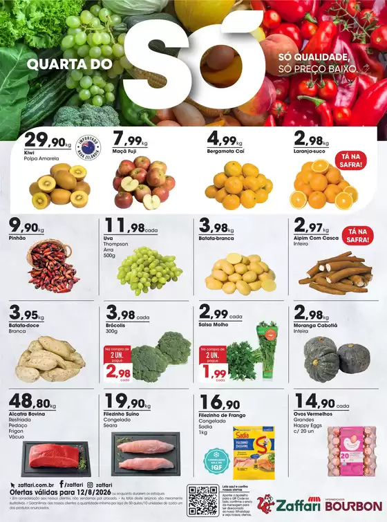Catálogo Zaffari | Ofertas Quarta do Só | 2026-08-12T00:00:00.000Z - 2026-08-12T00:00:00.000Z