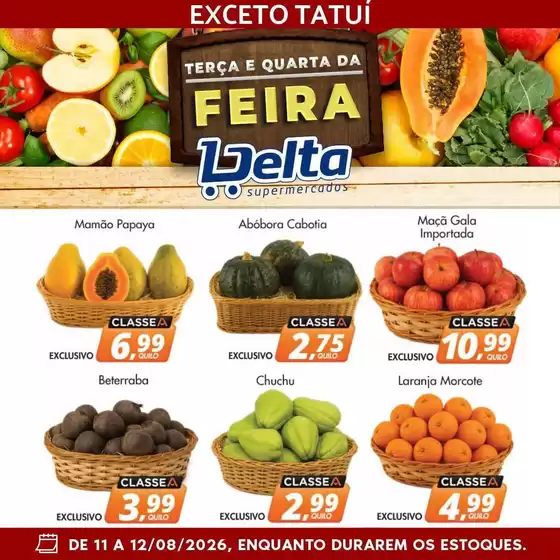 Catálogo Delta Supermercados | Grandes descontos em produtos selecionados | 2026-08-11T00:00:00.000Z - 2026-08-12T00:00:00.000Z