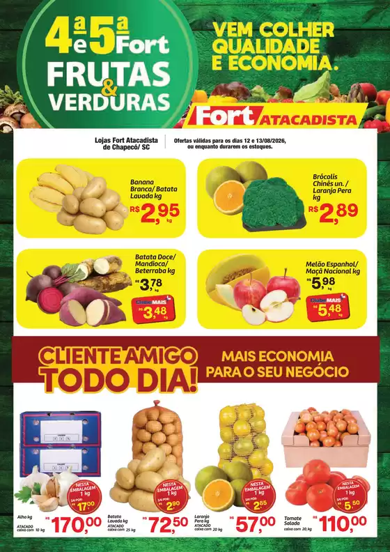 Catálogo Fort Atacadista | SC FORT FLV 4 e 5 12 e 13 AGO 26 Chapeco | 2026-08-12T00:00:00.000Z - 2026-08-13T00:00:00.000Z