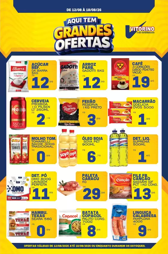Catálogo Supermercado Vitorino | Encarte Supermercado Vitorino | 2026-08-12T00:00:00.000Z - 2026-08-18T00:00:00.000Z
