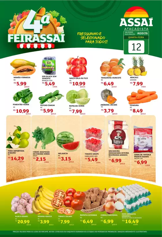 Catálogo Assaí Atacadista | Encarte Assaí Atacadista 49781-442 | 2026-08-12T00:00:00.000Z - 2026-08-12T00:00:00.000Z