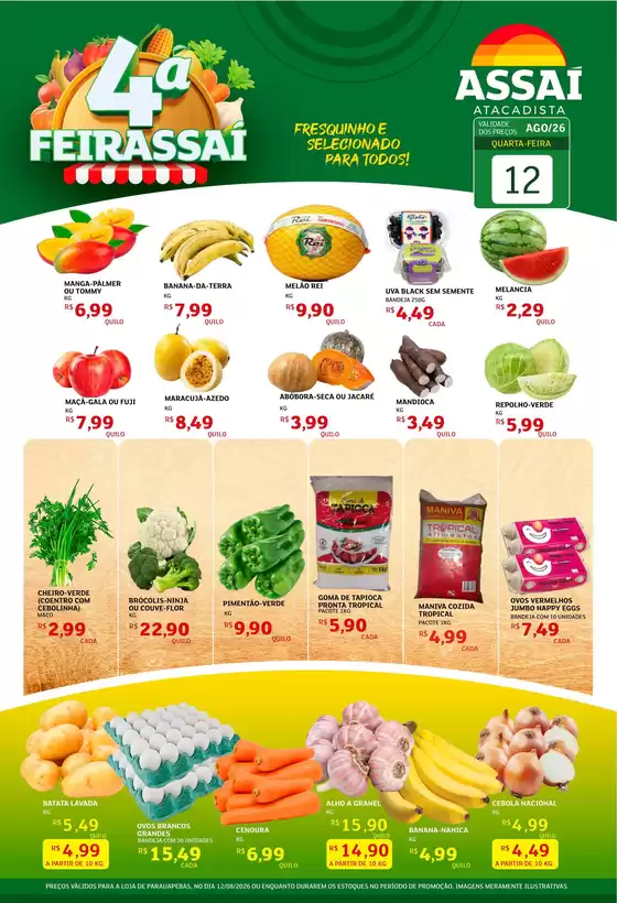 Catálogo Assaí Atacadista | Encarte Assaí Atacadista 49781-64 | 2026-08-12T00:00:00.000Z - 2026-08-12T00:00:00.000Z